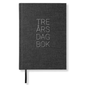 3-års Dagbok Paperstyle A5 Svart
