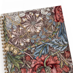 Anteckningsbok A5 William Morris Honeysuckle röd - Bild 3