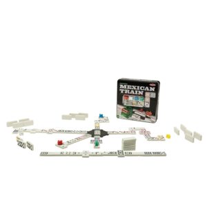 Dominospel Mexican Train plåtask - Bild 3