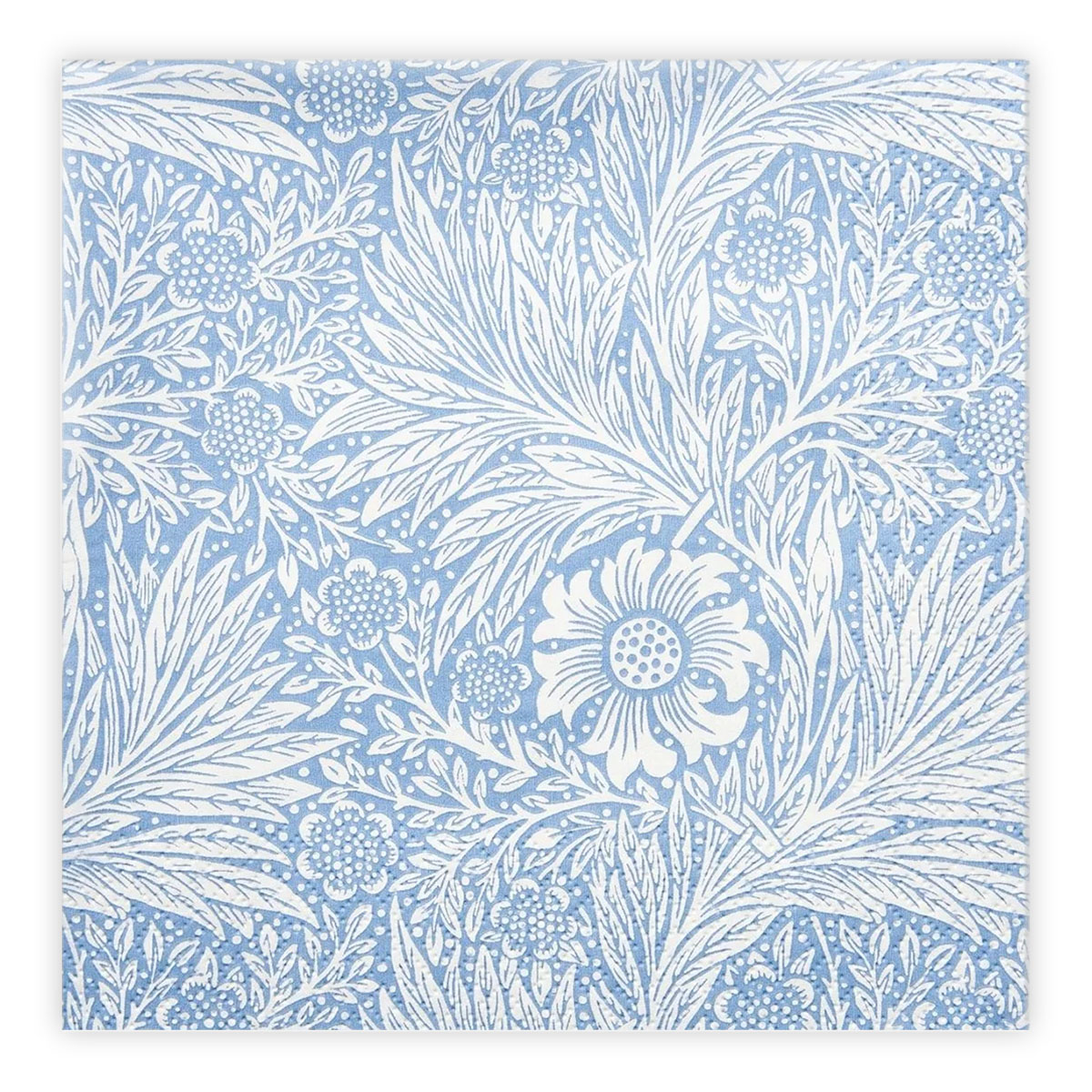 Matservetter 20p William Morris Marigold ljusblå 040412.jpg