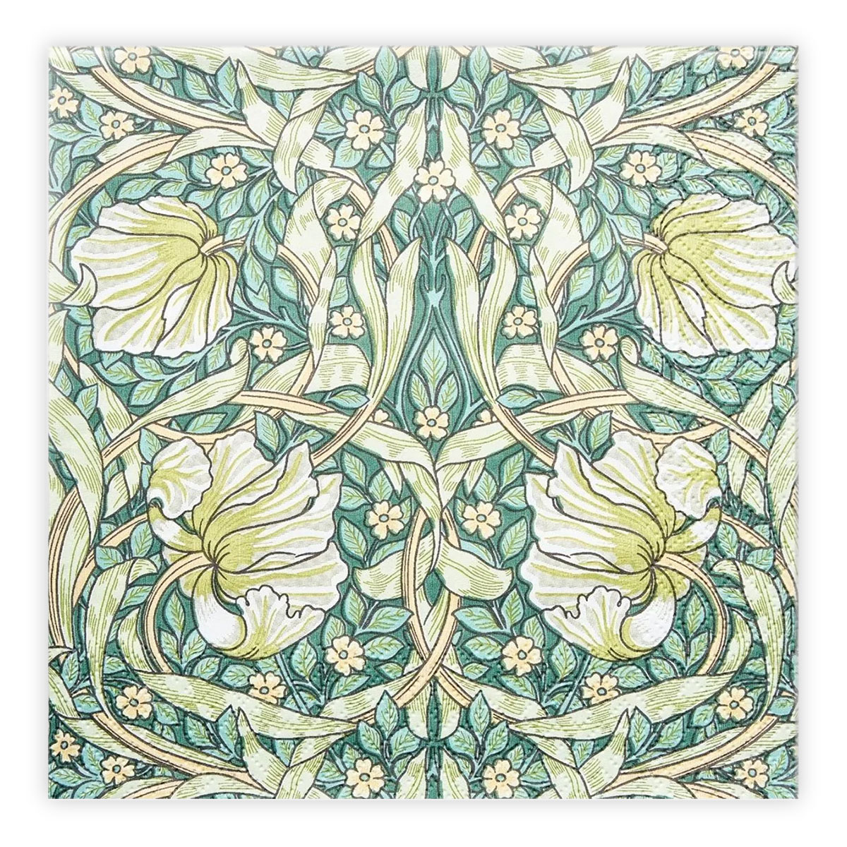 Matservetter 20p William Morris Pimpernel grön 040404.jpg