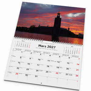 Väggkalender Stockholm 2027 - Bild 3