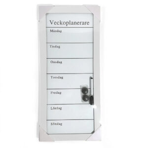 Veckoplanerare Whiteboard vit - Bild 3