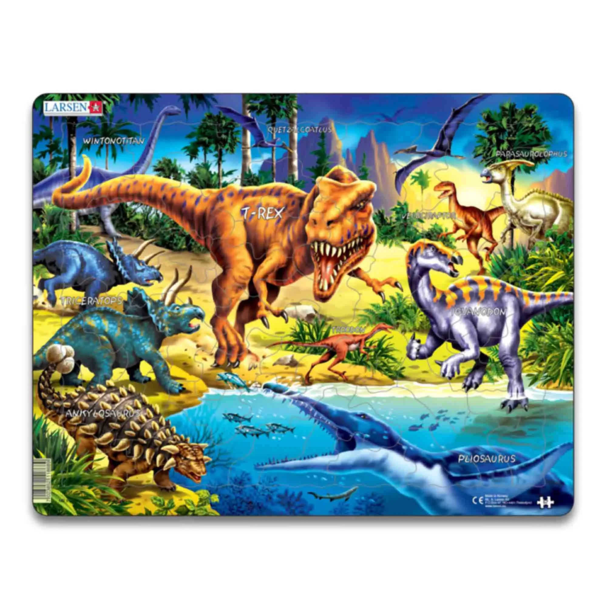 Rampussel Dinosaurier 57 bitar