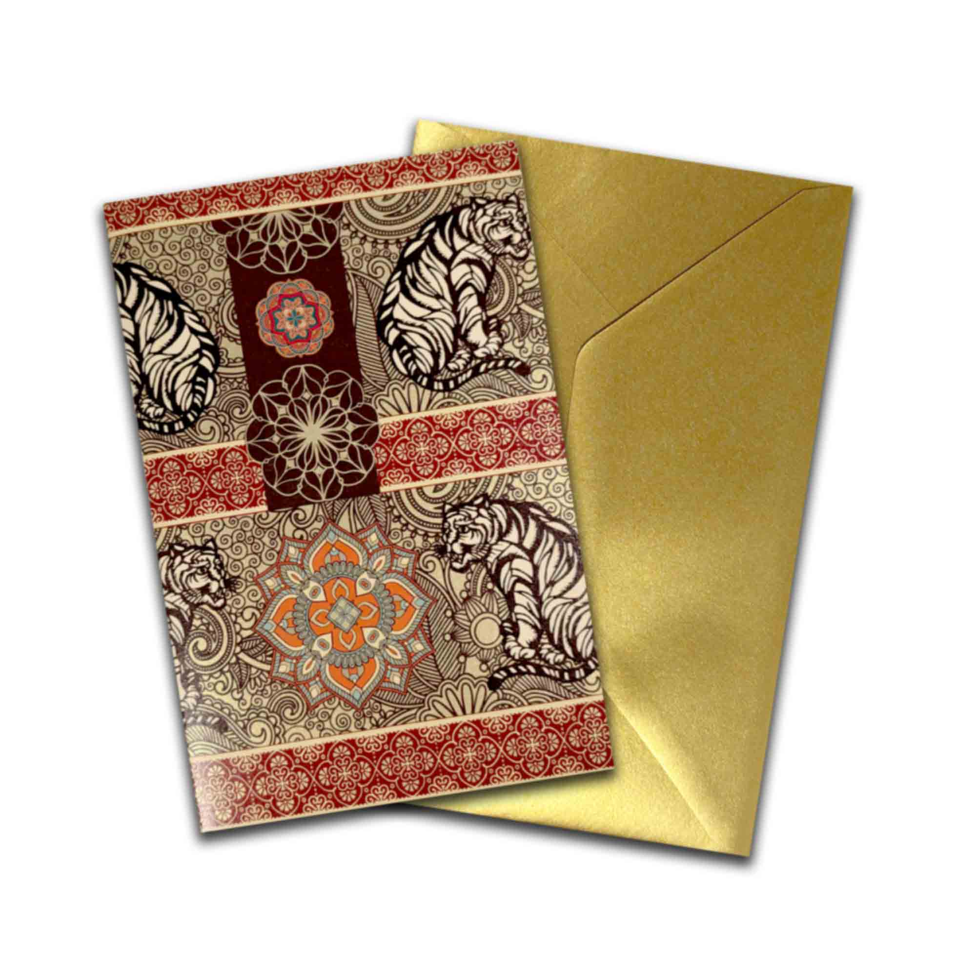 ROSSI Kort & Kuvert Indian Guld