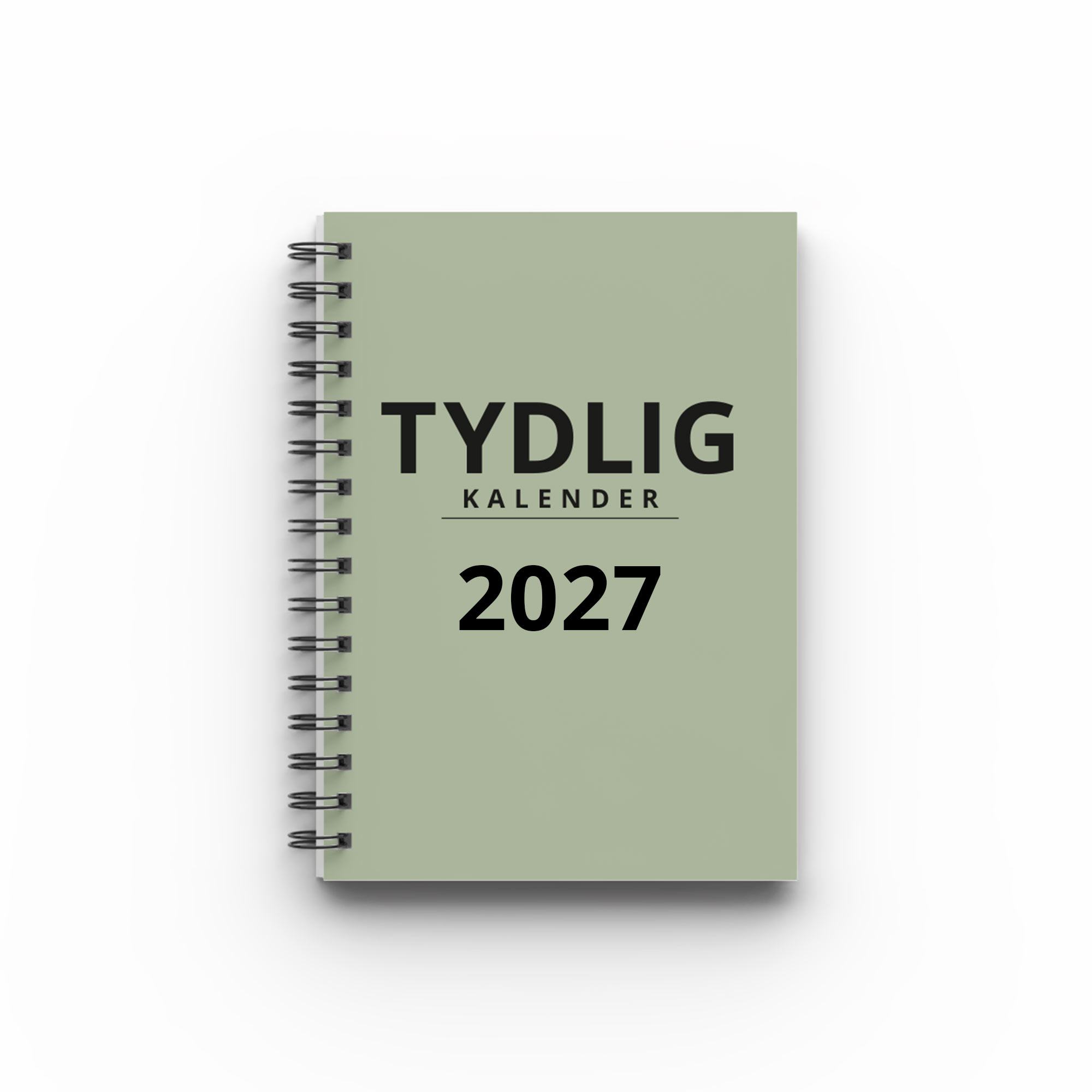 Kalender tydlig 2027