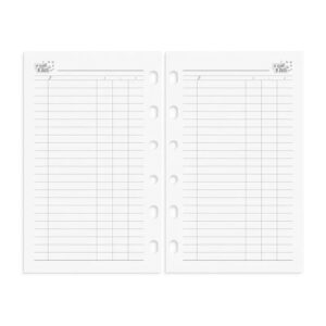 Compact Systemkalender svart konstläder 2027 - Bild 4