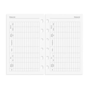 Compact Systemkalender svart konstläder 2027 - Bild 6