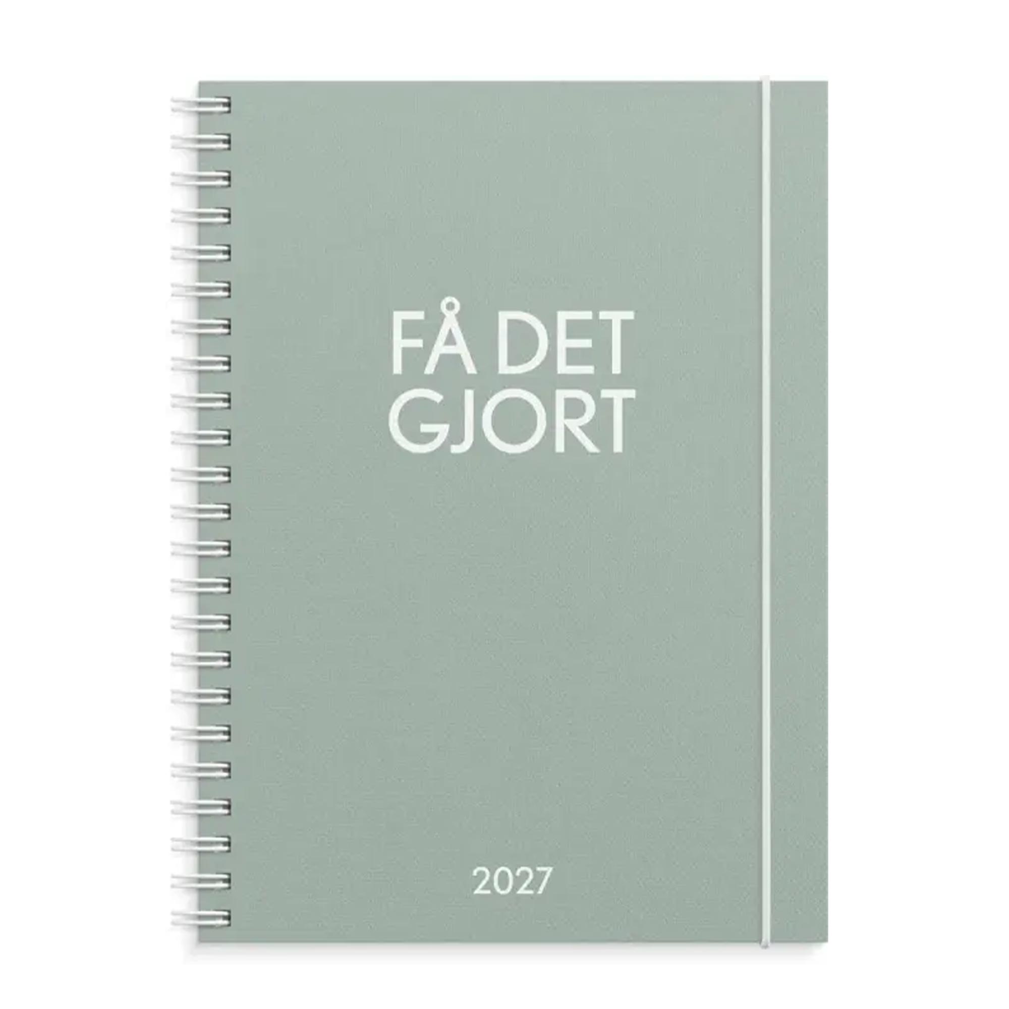 Kalender 2027 Få det gjort grön Kalender 2027 Få det gjort grön
