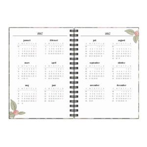 Kalender Life Planner 2027 A6 Floral