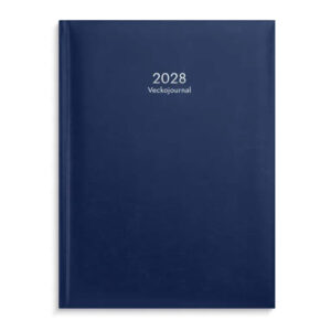 Kalender Veckojournal Mörkblå 2028