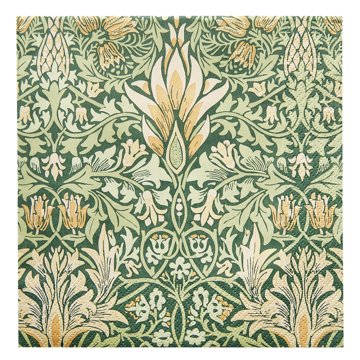 Matservetter 20p William Morris Snakehead green