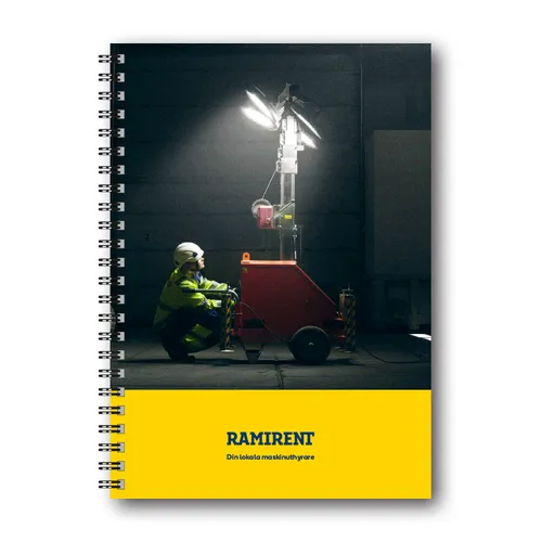 Skrivbok A4 för reklamtryck