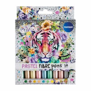 Fiberpennor Jumbo Pastel Glitter 10-färger