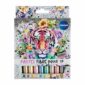 Fiberpennor Jumbo Pastel Glitter 10-färger