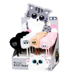 Kulspetspenna Kitty Pompom 0.7 Blått Bläck 16-pack