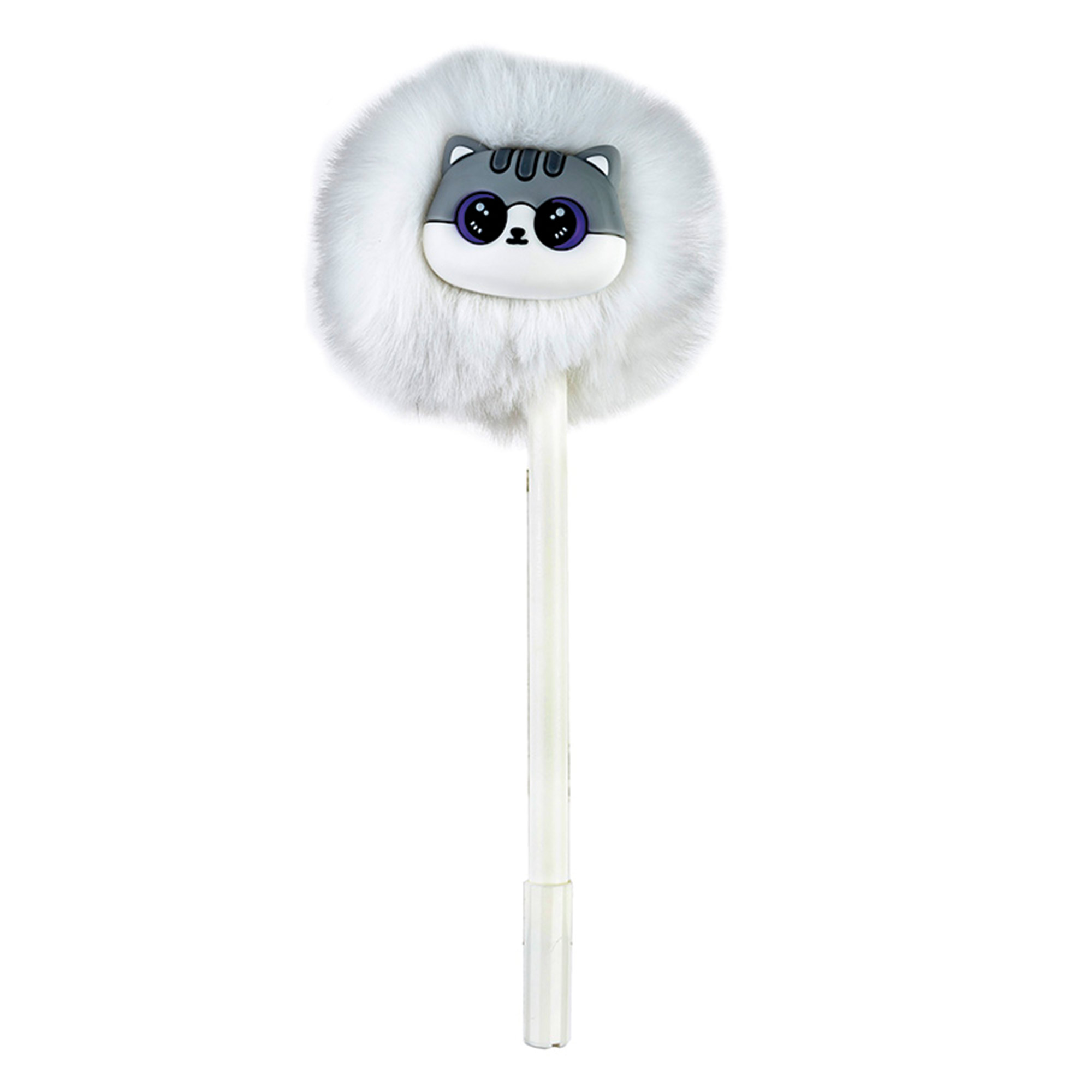 Kulspetspenna Kitty Pompom 0.7 Blått Bläck 16-pack