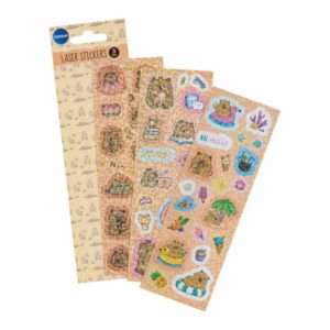Stickers Capybara 3 blad 36-pack