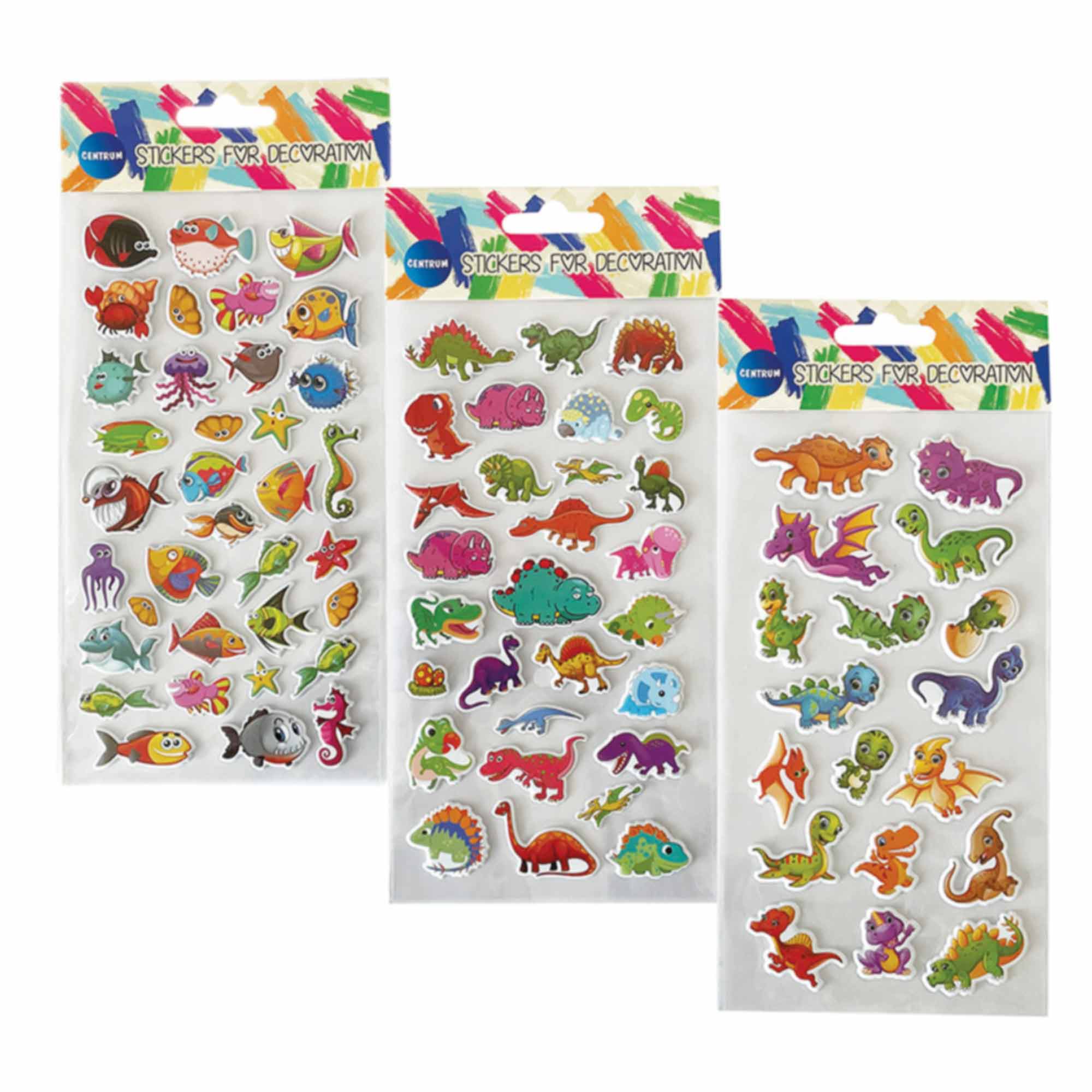 Stickers Puffy Djur 2 designer 36-pack Stickers Puffy Djur 2 designer 36-pack