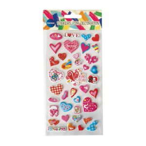 Stickers Puffy Kärlek 3 designer 36-pack